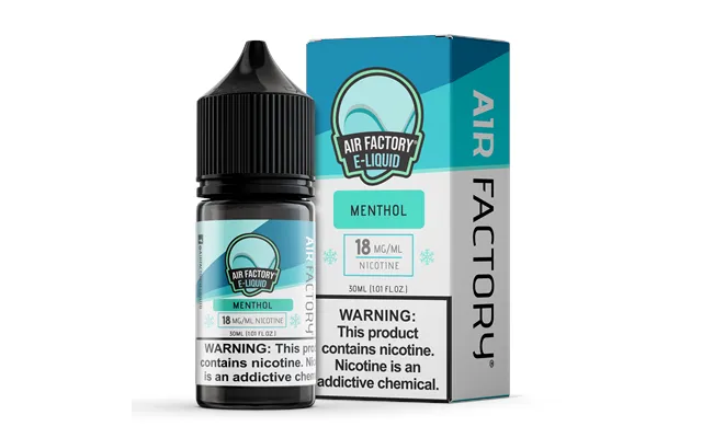 Air Factory Menthol 30ml Nic Salt Vape Juice - 18mg