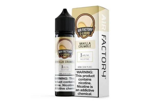 Air Factory Vanilla Crumble 60ml Vape Juice - 3mg