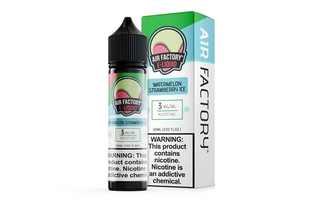 Air Factory Watermelon Strawberry Ice Vape Juice 60ml - 3mg