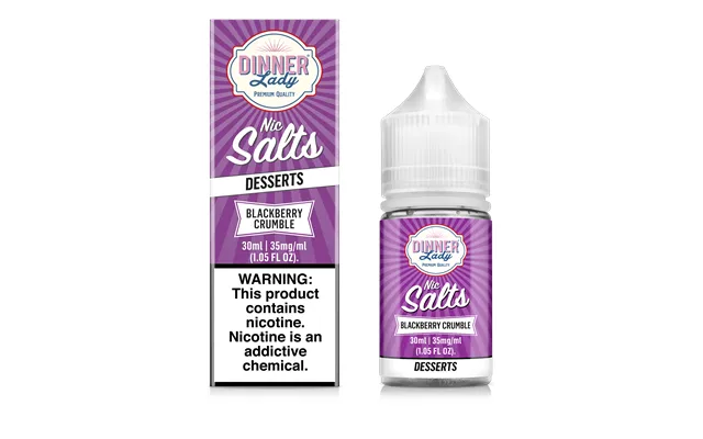 Dinner Lady Salts Blackberry Crumble 30ml - 35mg