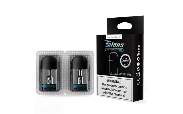 Horizon Talons 3 Replacement Pod Pack Of 2 - 0.2ohm Stainless Steel Material