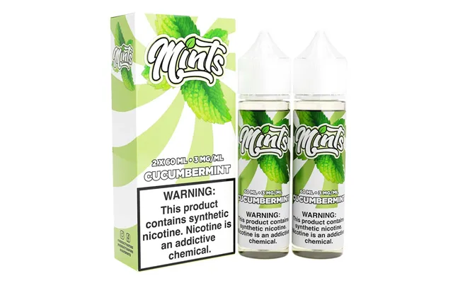 Mints Vape Co. Cucumber Mint 2x 60ml 120ml Vape Juice - 0mg