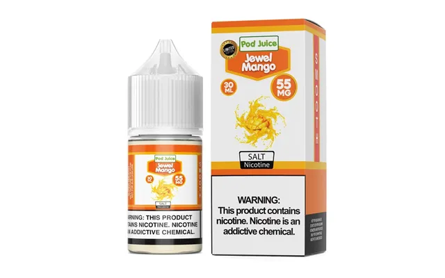 Pod Juice Jewel Mango Tf 30ml Nic Salt Vape Juice - 35mg Synthetic Nicotine
