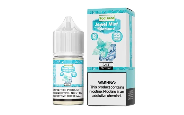 Pod Juice Jewel Mint Diamond Tf 30ml Nic Salt Vape Juice - 20mg Synthetic Nicotine