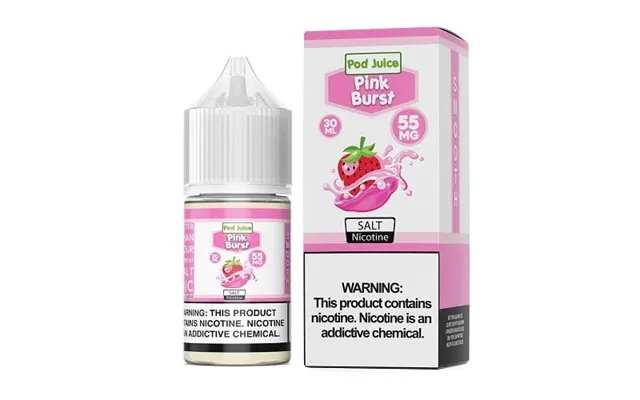 Pod Juice Pink Burst Tf 30ml Nic Salt Vape Juice - 55mg