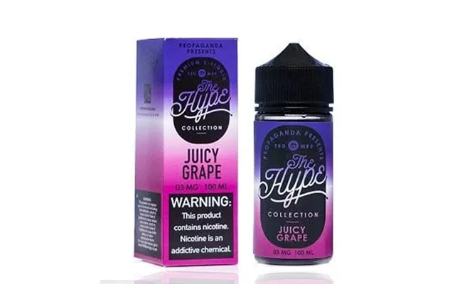 The Hype Juicy Grape 100ml Vape Juice - 3mg