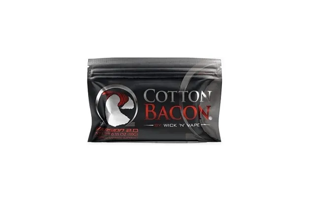 Wick 'n' Vape Organic Cotton Bacon V2 10 Pieces - 10 Strips