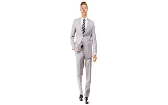 Tazio Men's 2-piece Slim-fit Executive Suit With Side Vents - Tailored Look