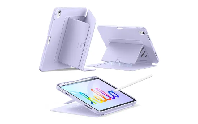 Ipad 11 A18 2026 Flip Magnetic Case With Pencil Holder - Light Purple