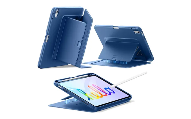 Ipad 11 A18 2026 Flip Magnetic Case With Pencil Holder - Navy Blue