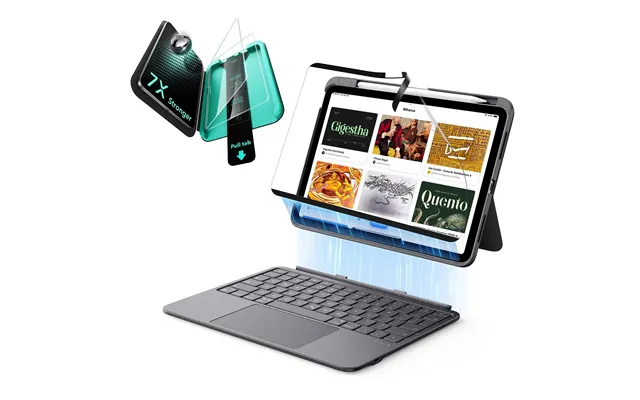 Ipad Air 11 2024 Flex Keyboard Case Detachable Transformation Bundle- Us Layout-dark Gray - Us Layout-dark Gray