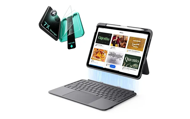 Ipad Air 11 2025 Flex Keyboard Case Detachable Protection Bundle- Us Layout-dark Gray - Us Layout-dark Gray