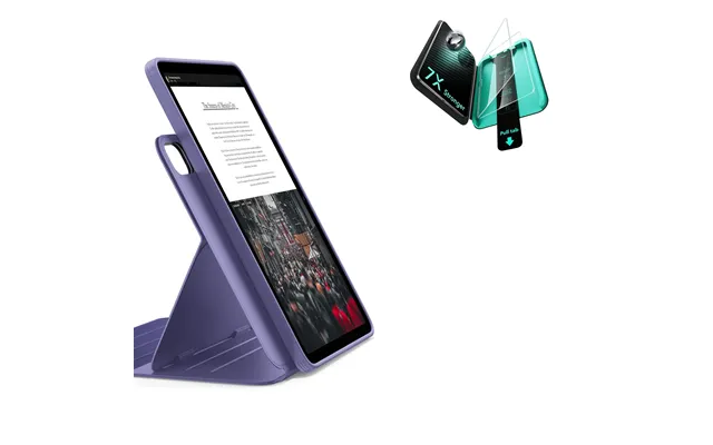 Ipad Air 13 M4 2026 Bundle Shift Magnetic Case & Armorite Protection - Purple