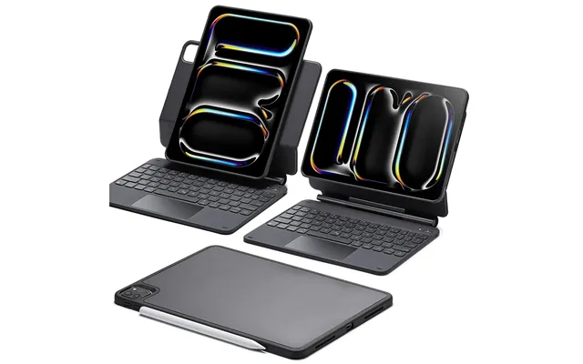 Ipad Pro 11 2024 Rebound Magnetic Keyboard Case 360 - Us Layout-black