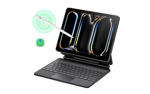 Ipad Pro 13'' 2025 Rebound Magnetische Tastaturhülle 360 Pencil Bundle - De Layout-anthrazit