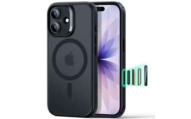Iphone 17 Classic Hybrid Magnetic Case Camera Control - Frosted Black