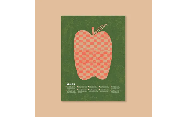 Apple Fun Facts Print - 24x36 Unframed