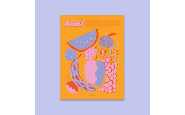 Fruit Fun Facts Print - 18x24 Unframed