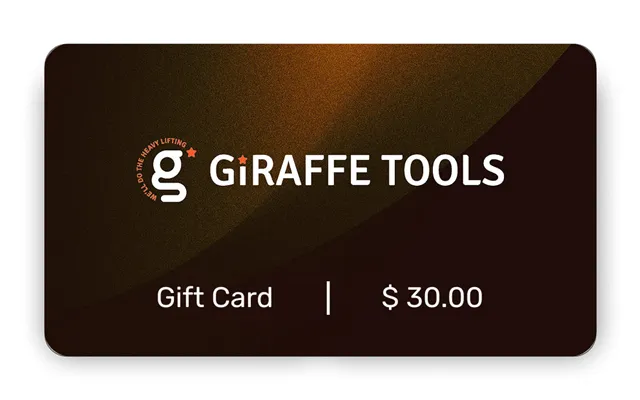 Giraffe Tools Gift Card - 30