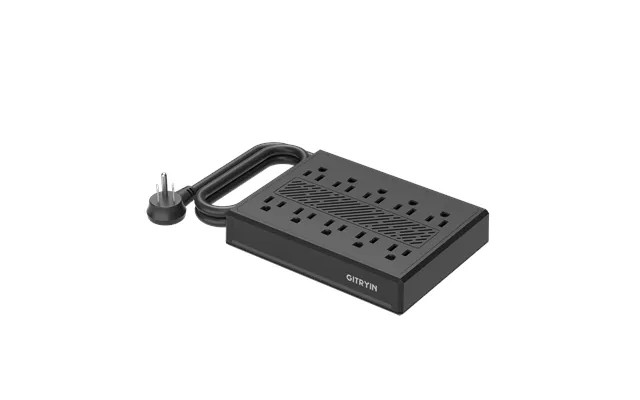 Gitryin 10-outlet Smart Cooling Power Strip - Black