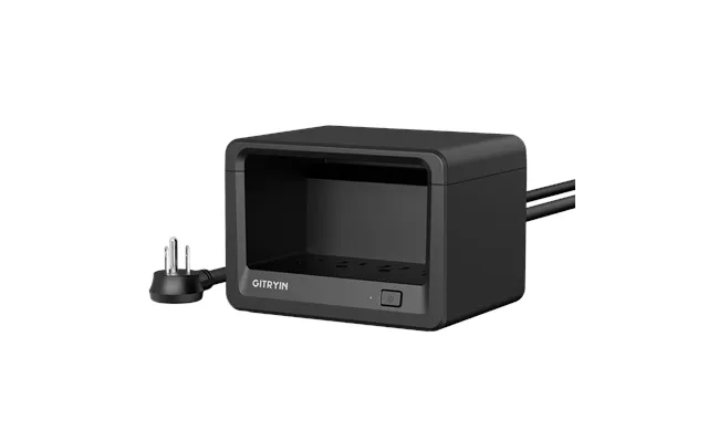 Gitryin Desktop Charging Station 12-in-1 Power Strip Only - Black