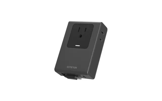 Gitryin Retractable Travel Adapter 5-in-1 - Grey Standard