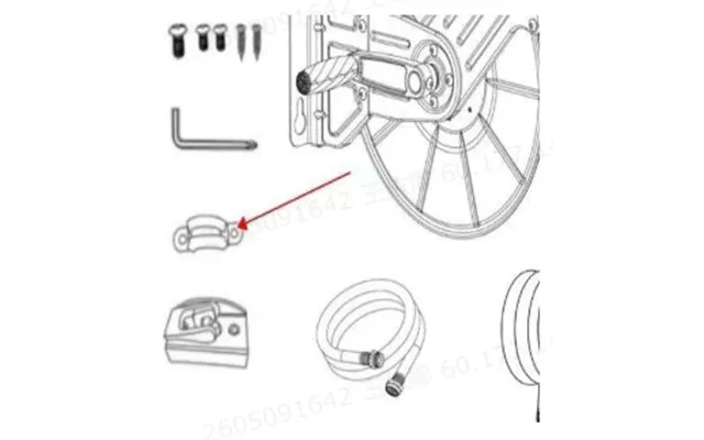 Hose Clamp For Hose Reel
