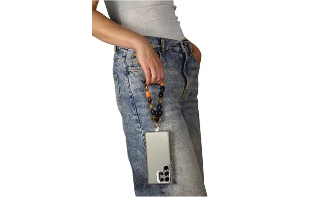 Goddiva Accessories Acrylic Gemstone Phone Strap - Multicolour