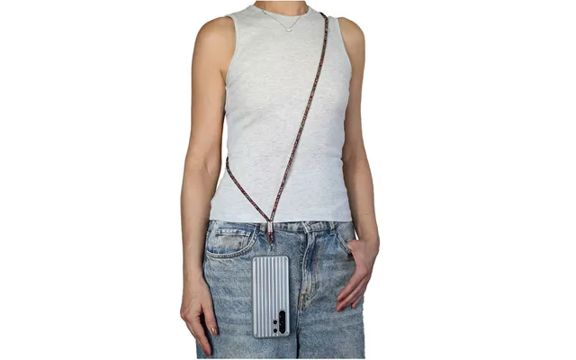 Goddiva Accessories Embellished Phone Strap - Red & Green