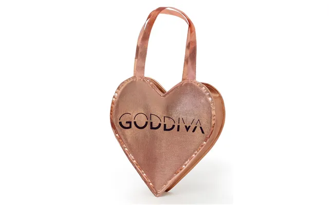 Goddiva Heart Shaped Foil Shopper Bag - Rose Gold