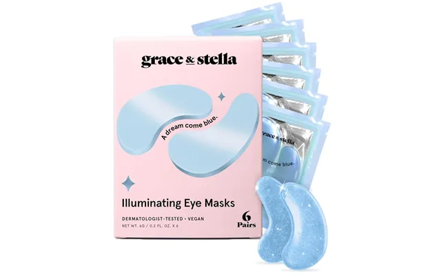 Illuminating Blue Eye Masks - 6 Pairs