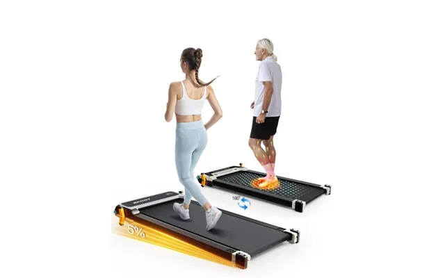 Akluer 520a-a Double-sided Treadmill With Acupressure Foot Massager Speed 1 6 Km H 150kg Capacity