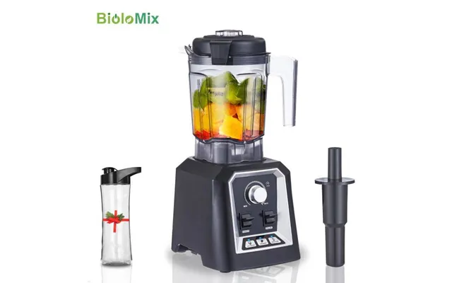 Biolomix Automatic Program Professional Kitchen Smoothie Blender Bpa Free 2l Low-profile Jar Food Mixer Juicer Ice Crush