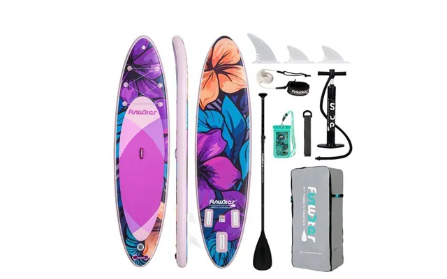 Eu Direct Funwater 335cm Inflatable Stand Up Paddle Board Large Size For All Skill Levels Complete Accessories With Adju