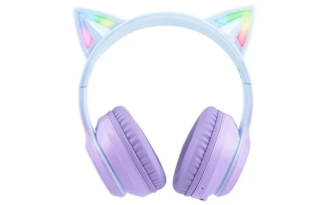 Eu Direct Onikuma B90 Cat Ear Wireless Bluetooth Headphones - Rgb Lights