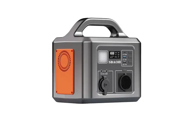 Eu Direct Sbaoh P605 Portable Power Station 600w 538.7wh Battery Solar Generator With 230v Ac Outlets Led Light Backup B