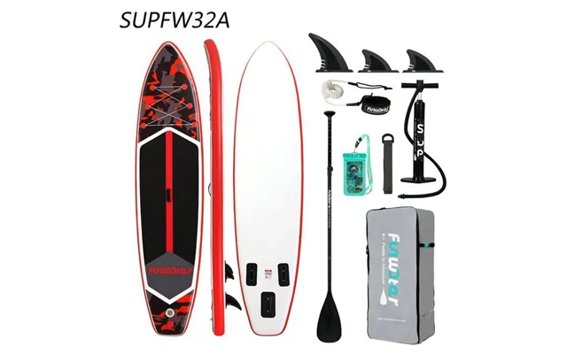 Funwater 350cm Inflatable Stand Up Paddle Board With Adjustable Paddle - Pump