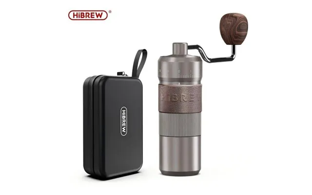 Hibrew G4b Manual Coffee Grinder Aluminum Conical Burr Capacity 22g Hand Coffee Grinder With 11 Levels Adjustable Settin
