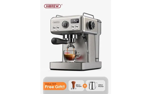 Hibrew H10a 20-bar Semi-automatic Espresso Machine Adjustable Temperature - 58mm Portafilter