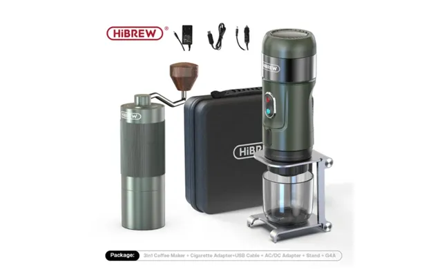 Hibrew H4b Wireless Electric Portable Espresso Coffee Machine For Car & Home Camping Coffee Maker Fit Nespresso Dolce Ca