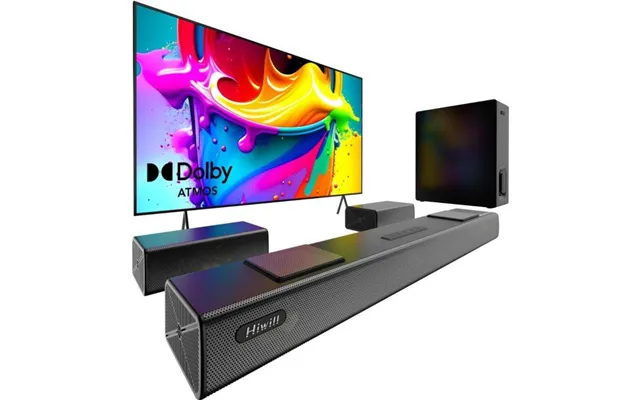 Hiwill A512 5.1.2ch Dolby Atmos Soundbar,surround Sound System For Tv,soundbar For Tvs With 6