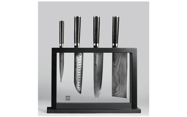 Huohou Fire Weather Damascus Knife Set 5 Pieces