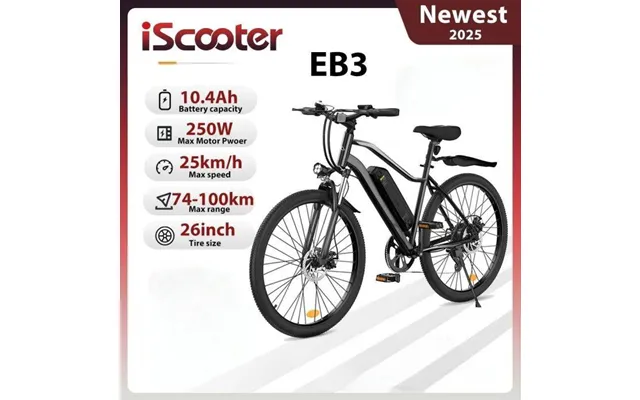 Iscooter Electric Bike Eb3 For Adult - E-bike Electric City Bike With 500w Motor