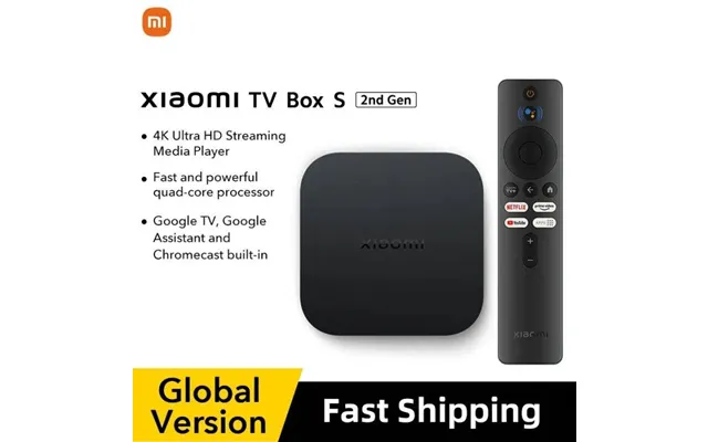Original Global Version Xiaomi Tv Box S 2nd Gen 4k Ultra