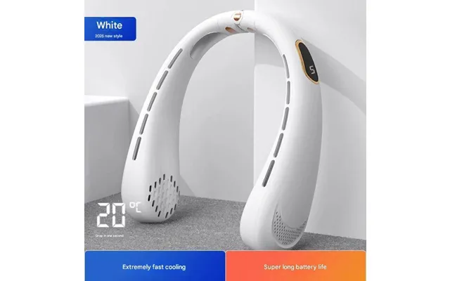 Portable Leafless Neck Fan Usb Charging Hands-free Personal Cooling For Office - Travel & Outdoor Activities