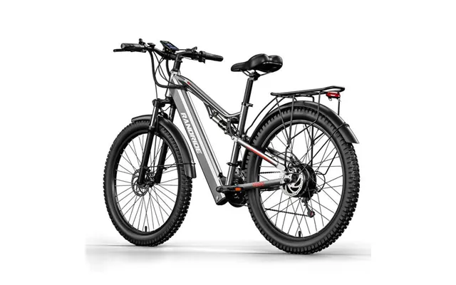 Randride Yg90a Grey 48v 17ah 1000w 27.5*2.4 Inch Electric Bicycle 120km Mileage Range Max Load 120kg