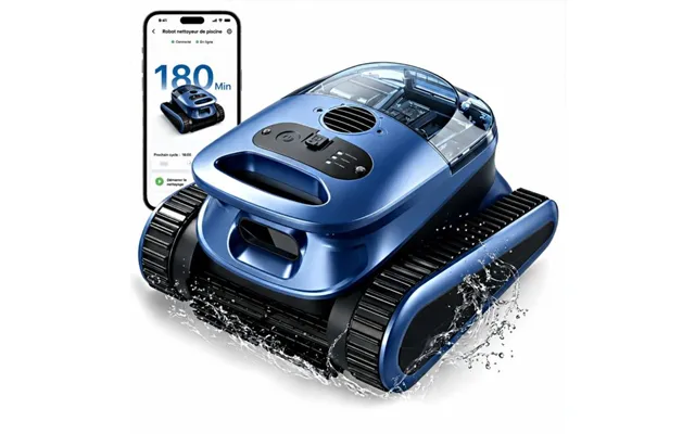 Seauto Sat30 Cordless Robotic Pool Cleaner 4800 Gph Suction 180 Min Runtime Wall Climbing Waterline Cleaning App Control