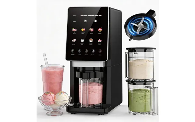 Teendow Kf-2501u1 Ice Cream Maker With 8 Preset Programs - Self-cleaning