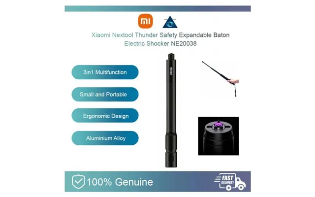 Xiaomi Nextool Thunder Safety Expandable Baton Electric Shocker