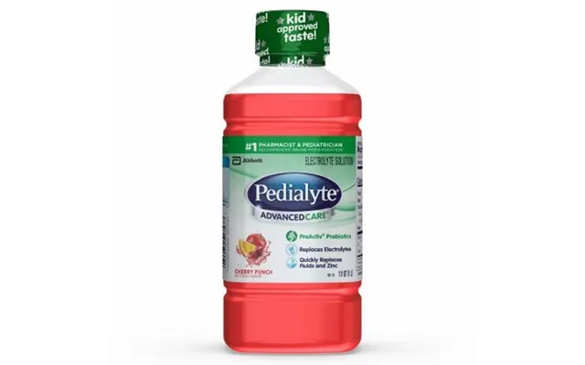 Abbott Nutrition - Pediatric Oral Electrolyte Solution Pedialyte Advancedcare Cherry Punch Flavor 1 Liter Bottle Ready